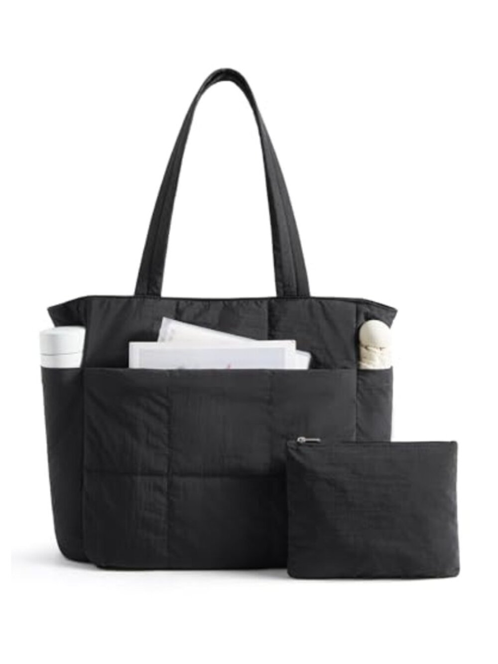LIGHT FLIGHT Tote Bag Set Water Resistant 15.6" Laptop Shoulder Bag